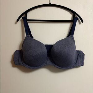 Elegant Navy Blue Underwire Bra